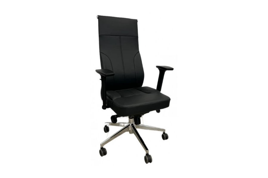 Кресло SitUp PARTNER chrome (экокожа Black/Black)