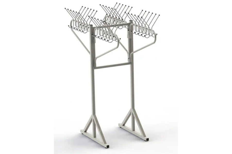 Вешалка напольная поворотная 48 крючков  