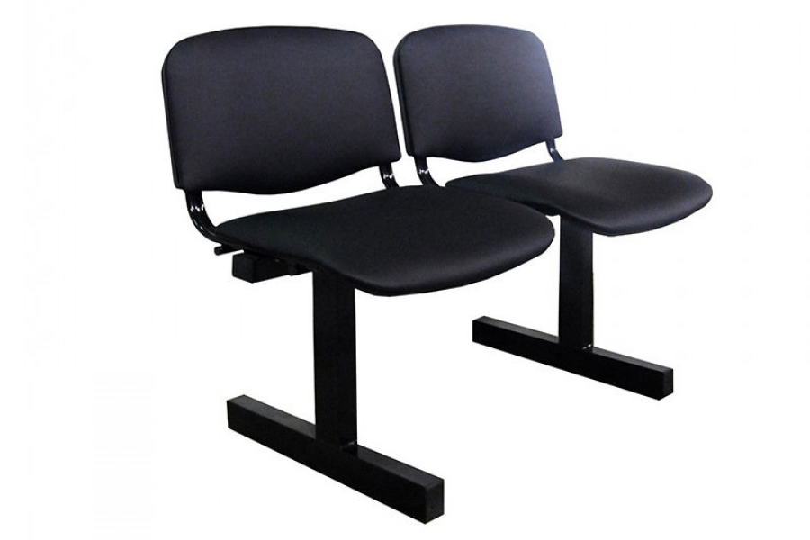 Секция "ИЗО Блэк"  (м/к черный мат,  к/з PVC черн/ ткань рогожка черн)  