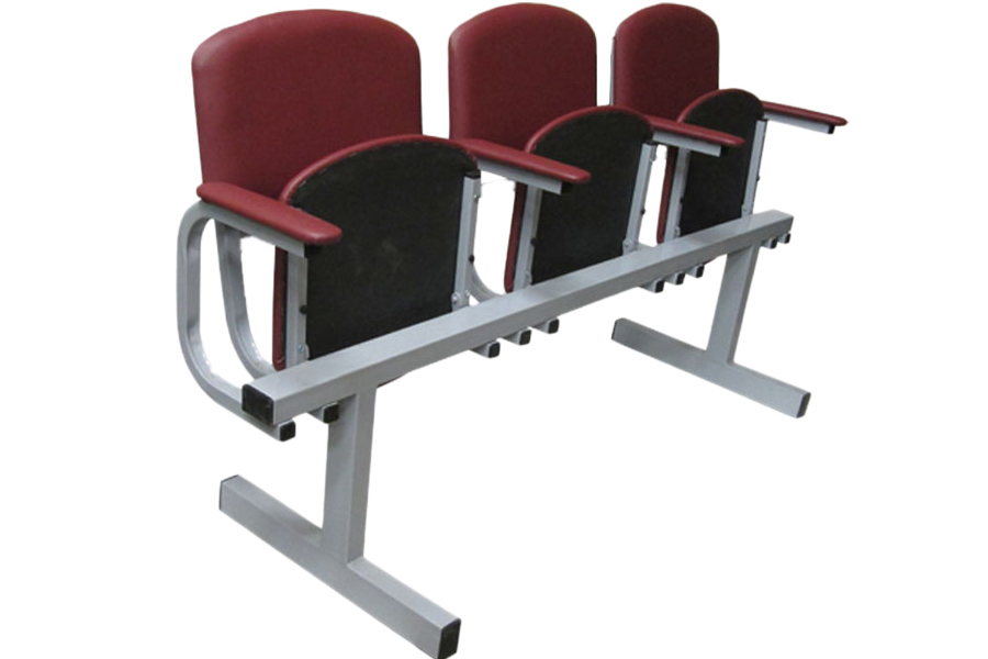 Секции мягкая №3 с отк. сидениями с подлок., трехместная