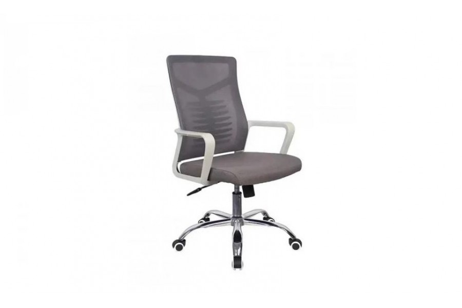 Компьютерное кресло SitUp DELTA Grey chrome (сетка Grey/Grey )