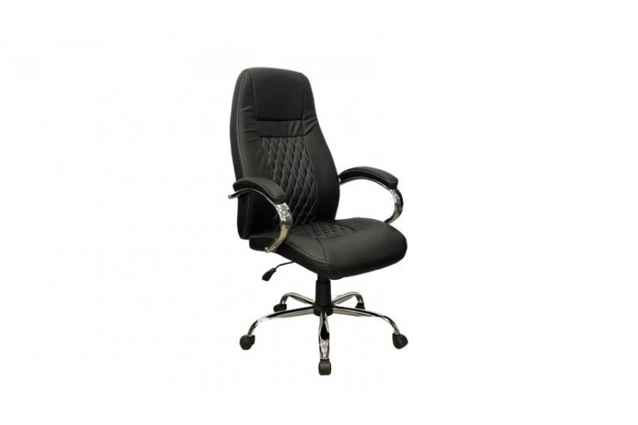 Компьютерное кресло SitUp SICILY сhrome (экокожа Black)