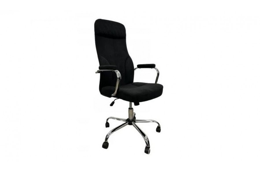 Компьютерное кресло SitUp TUCSON chrome (ткань Black/Black)