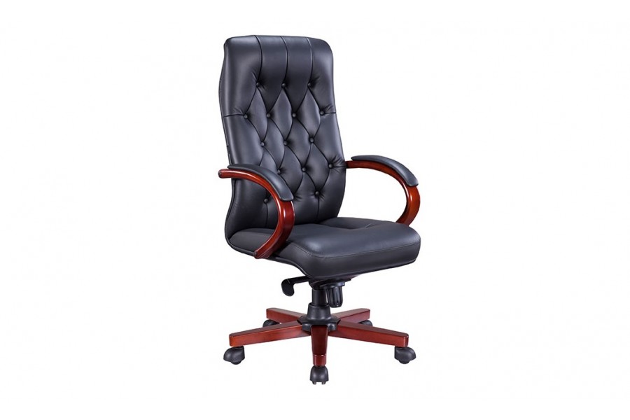 Компьютерное кресло Everprof Monaco Wood (КОЖА)